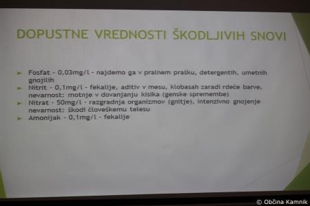 Predstavitev izsledkov raziskovalne naloge na temo analize onesnaženosti vode na Veliki planini (25)